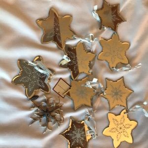 Snowflake ornament collection NWT